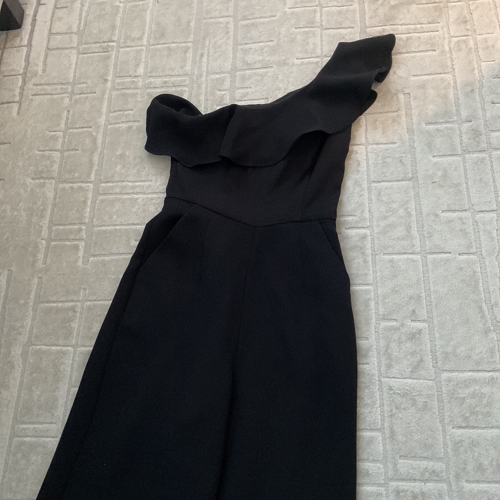 BCBG Generations one shoulder jumpsuit - Picture 4 of 7